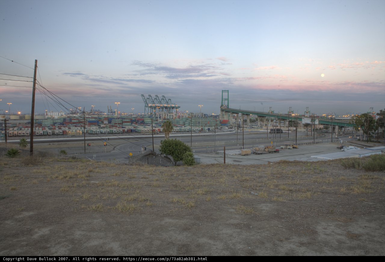 Sunset Over San Pedro's Urban Landscape