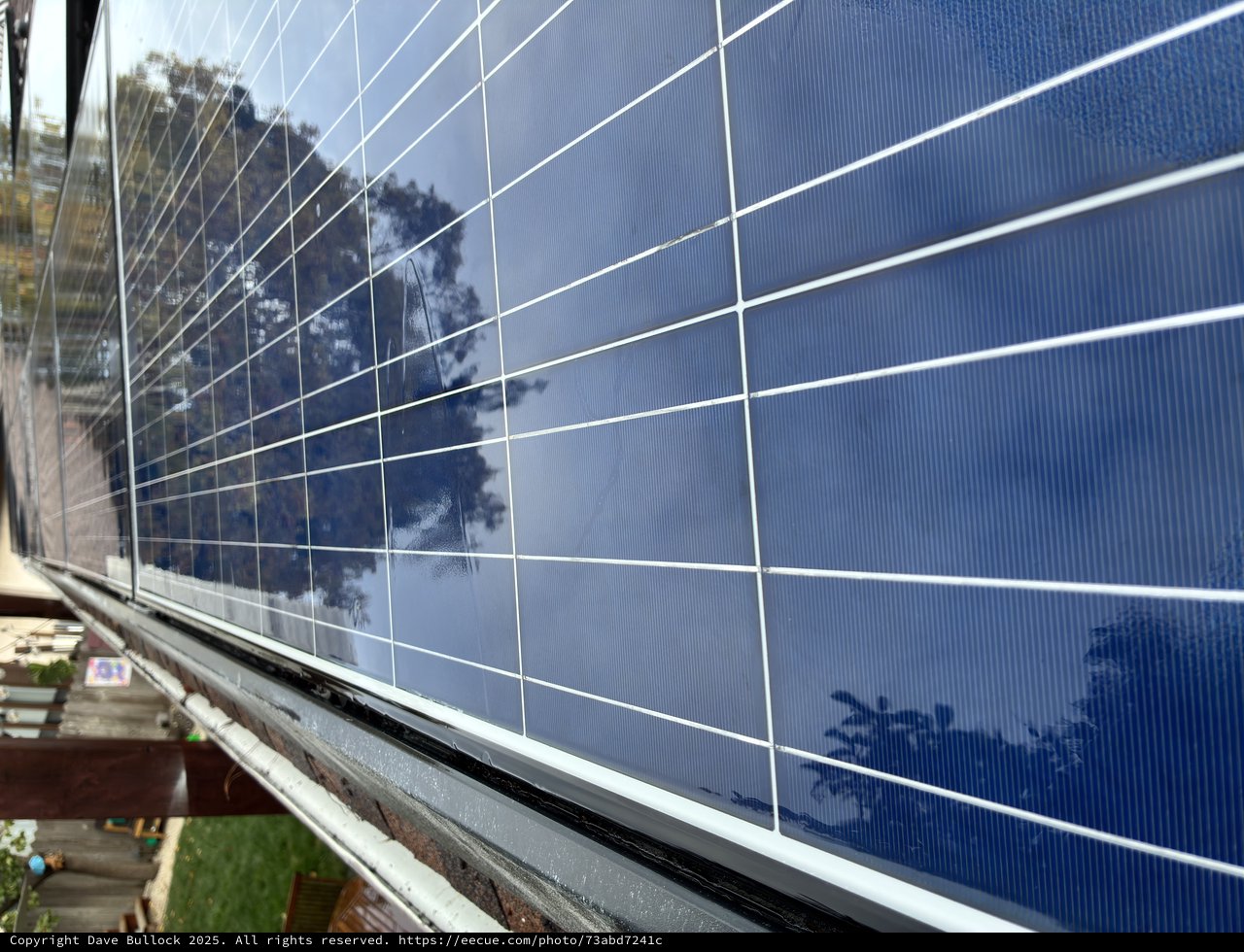 Residential Solar Panel Array Installation on Rooftop