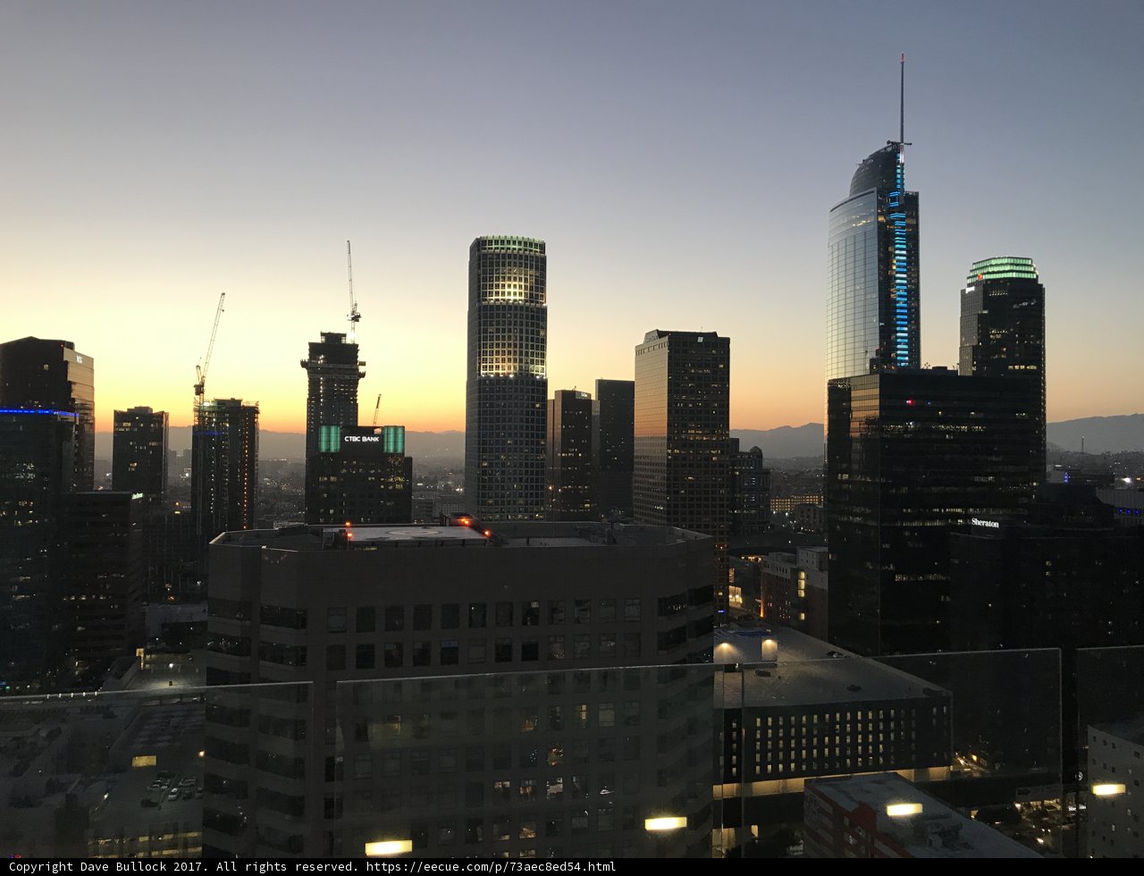Urban Metropolis Sunset