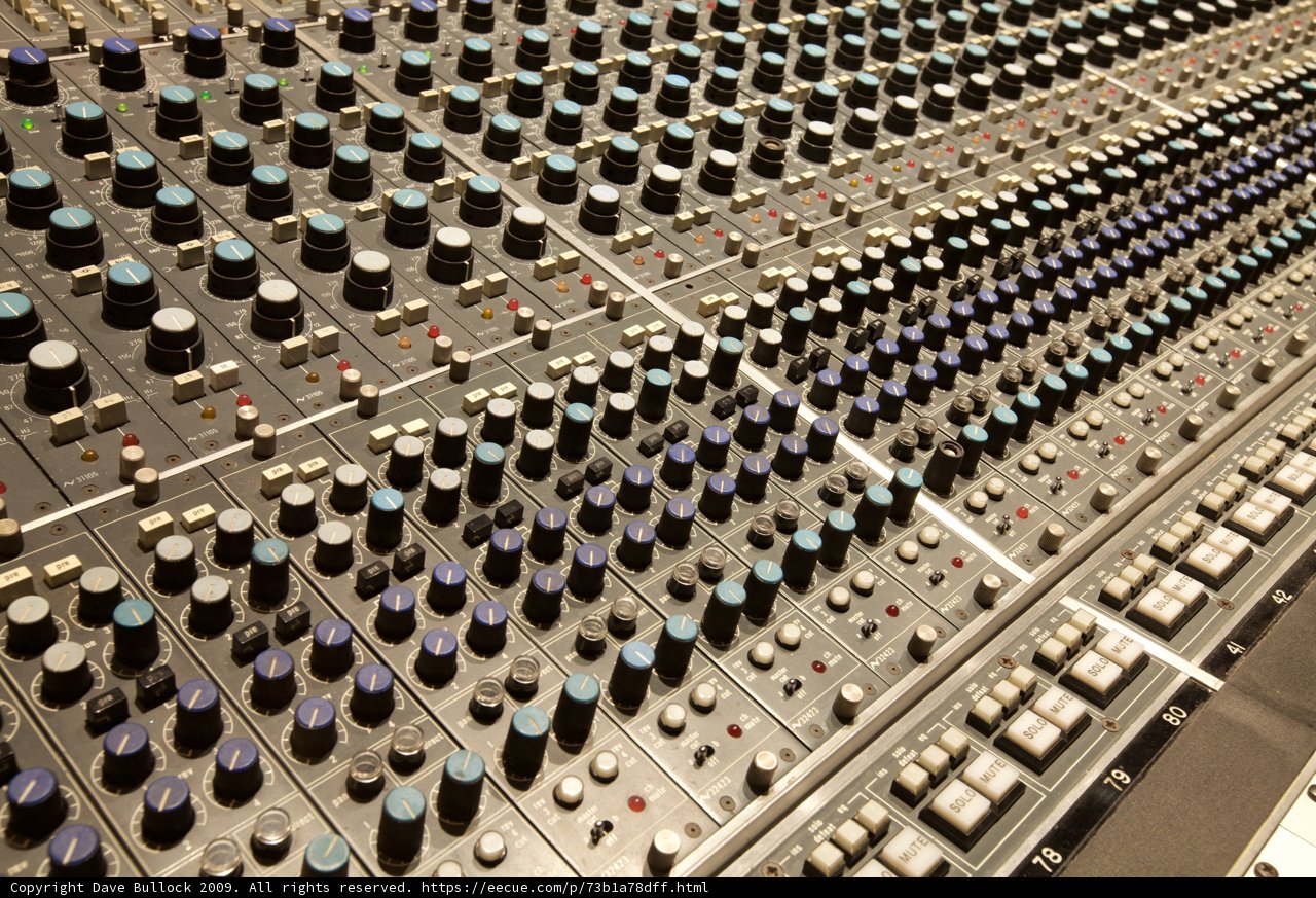 EastWest Studio Sound Mixing Board