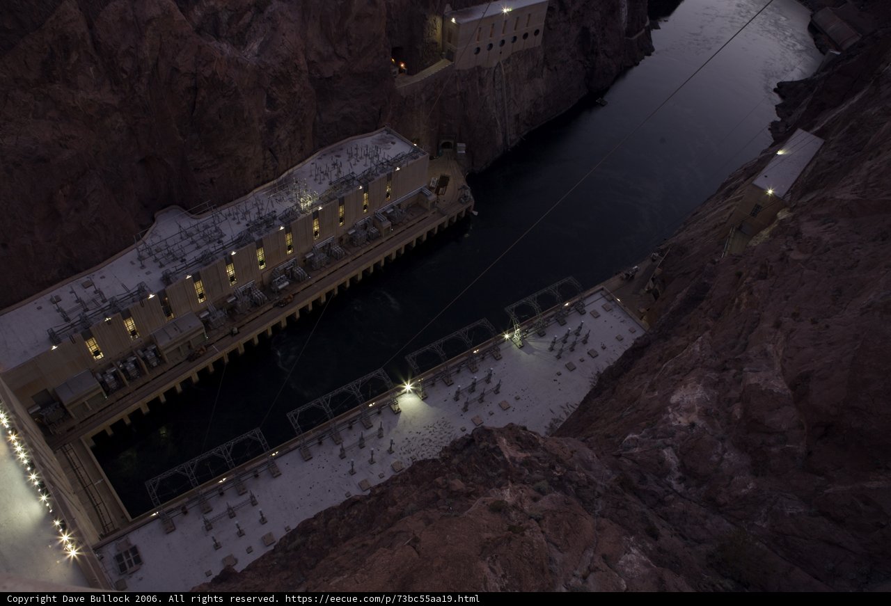 Iconic Hoover Dam Stands Tall Amidst Arizona Landscape