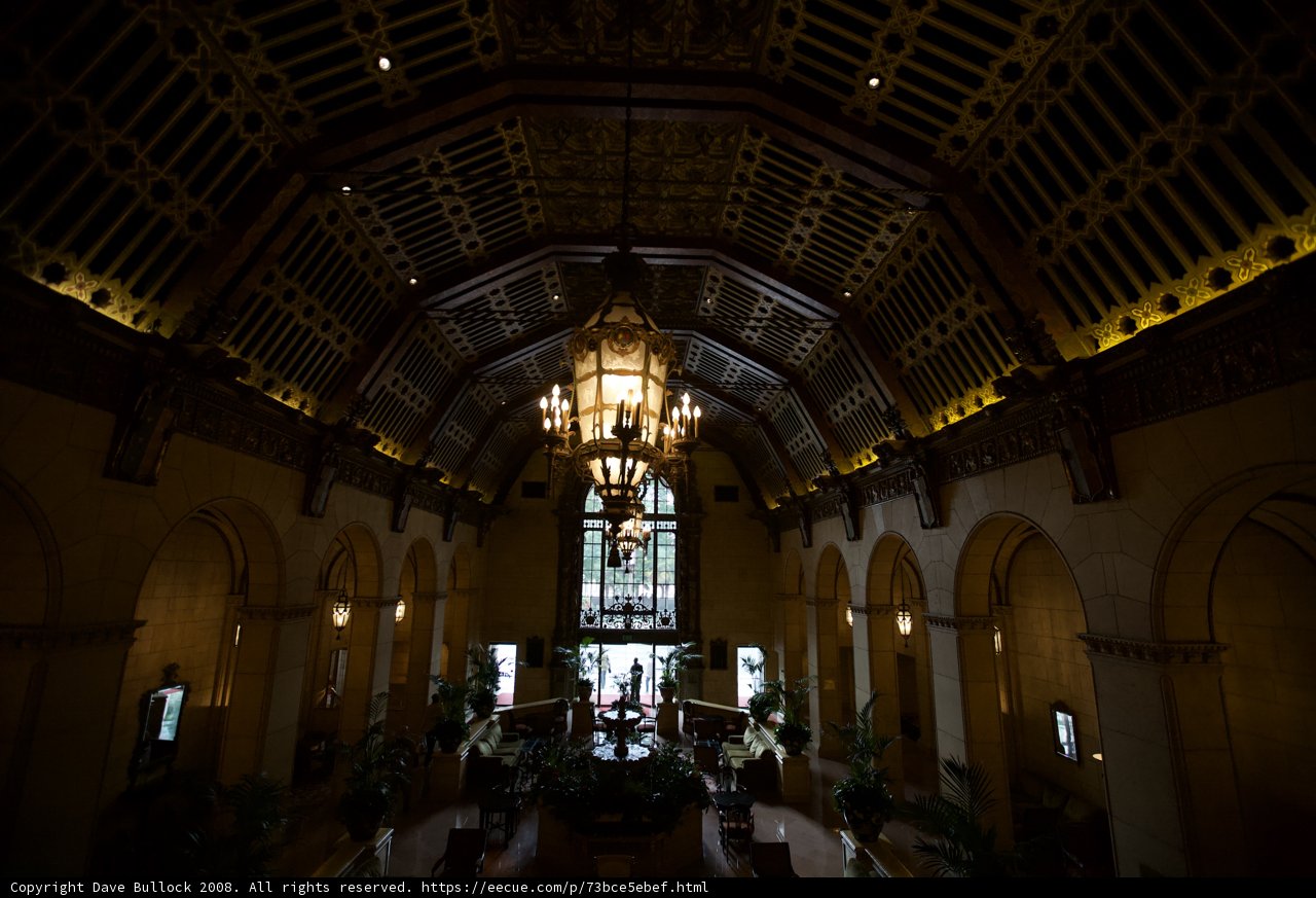 Lobby of Hotel La Jolla