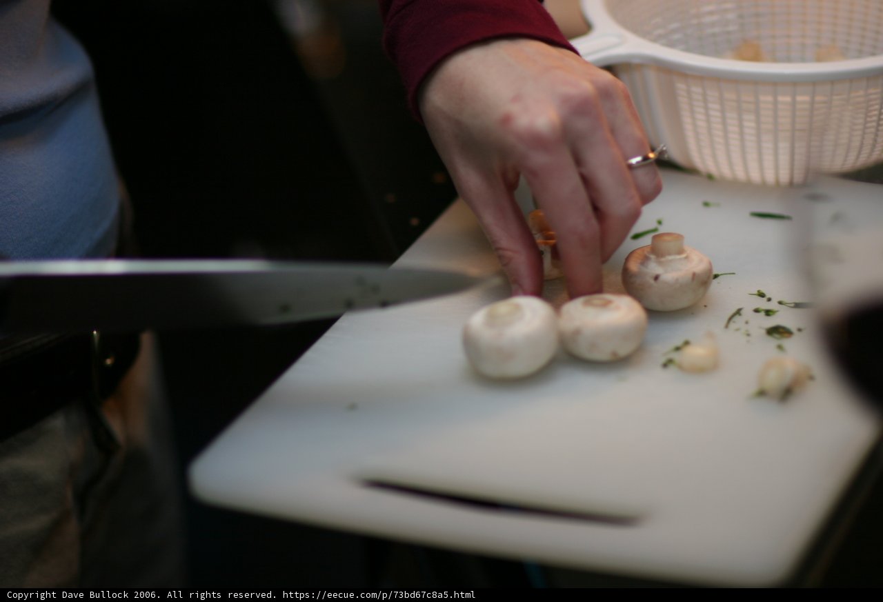 Prepping Mushrooms for a Delicious Meal