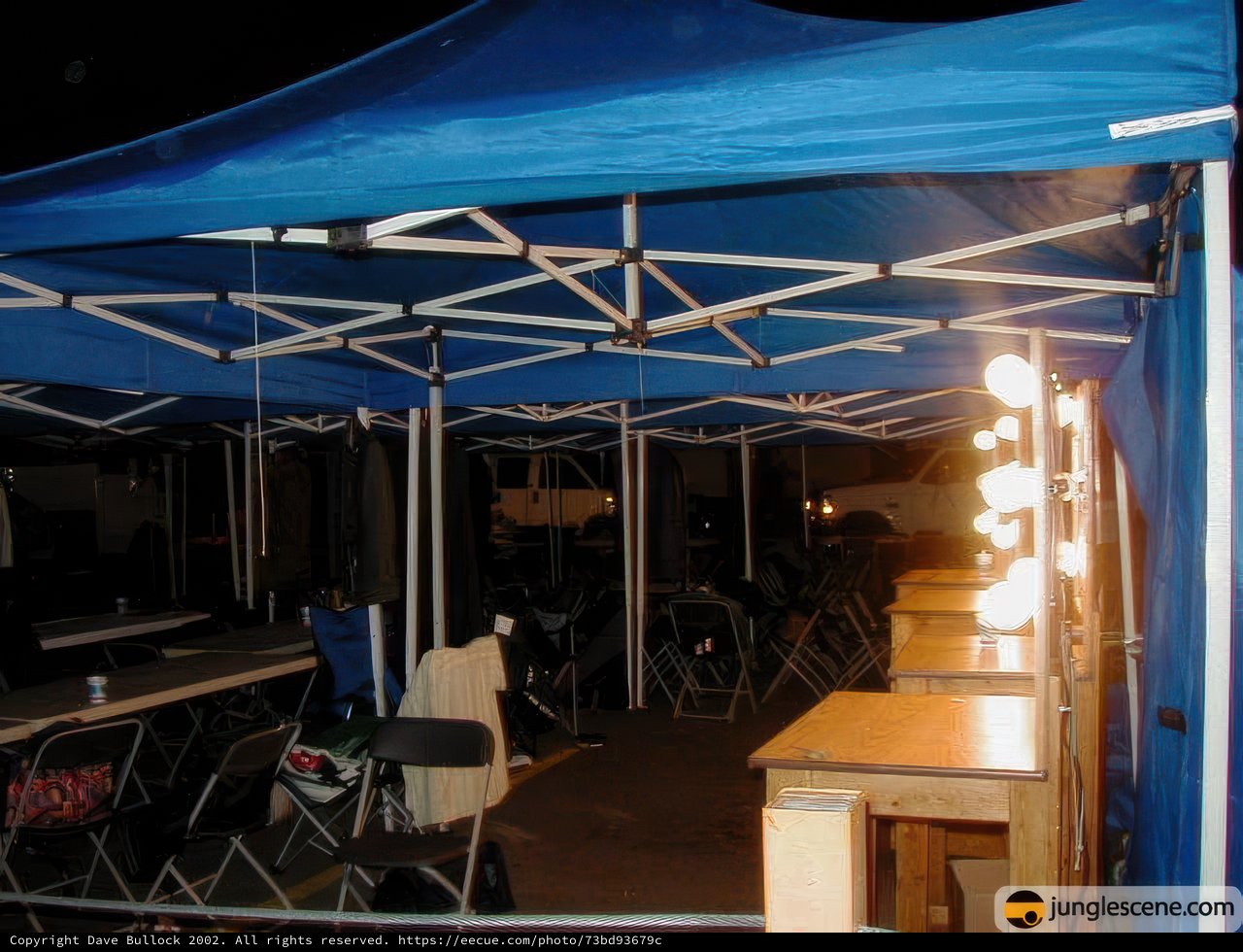 Blue Tent Glow