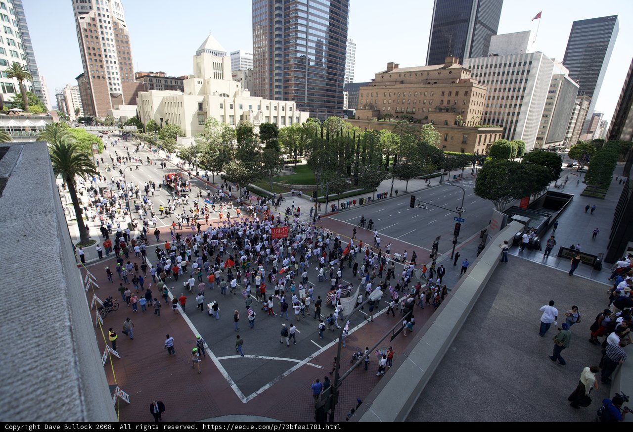 May Day Rally in Downtown Metropolis