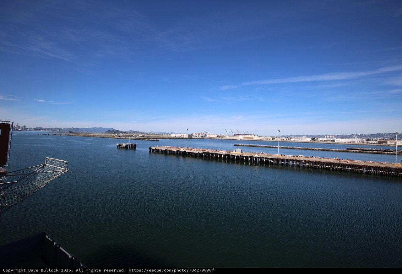 Tranquil Harbor View from USS Hornet Museum