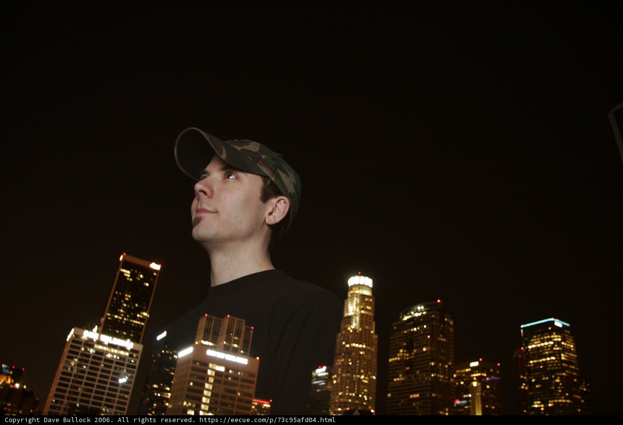 City Man with Baseball Cap