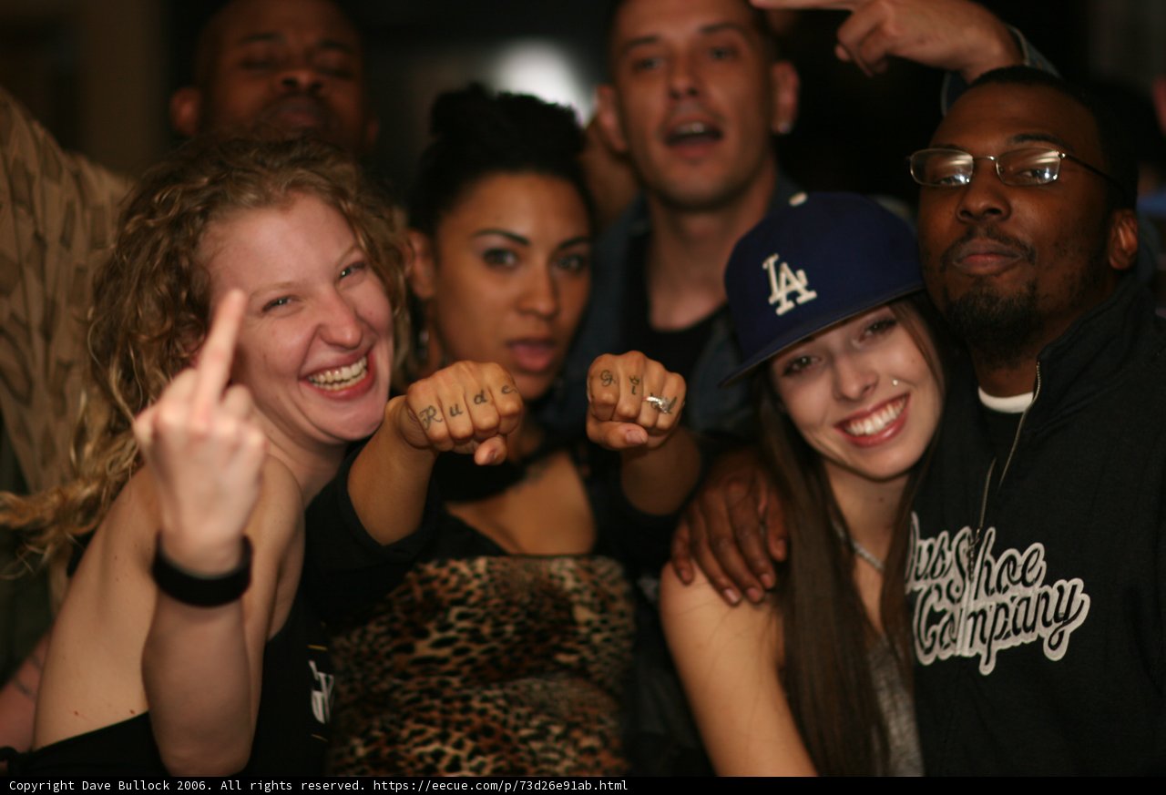 Group Picture at Nightclub