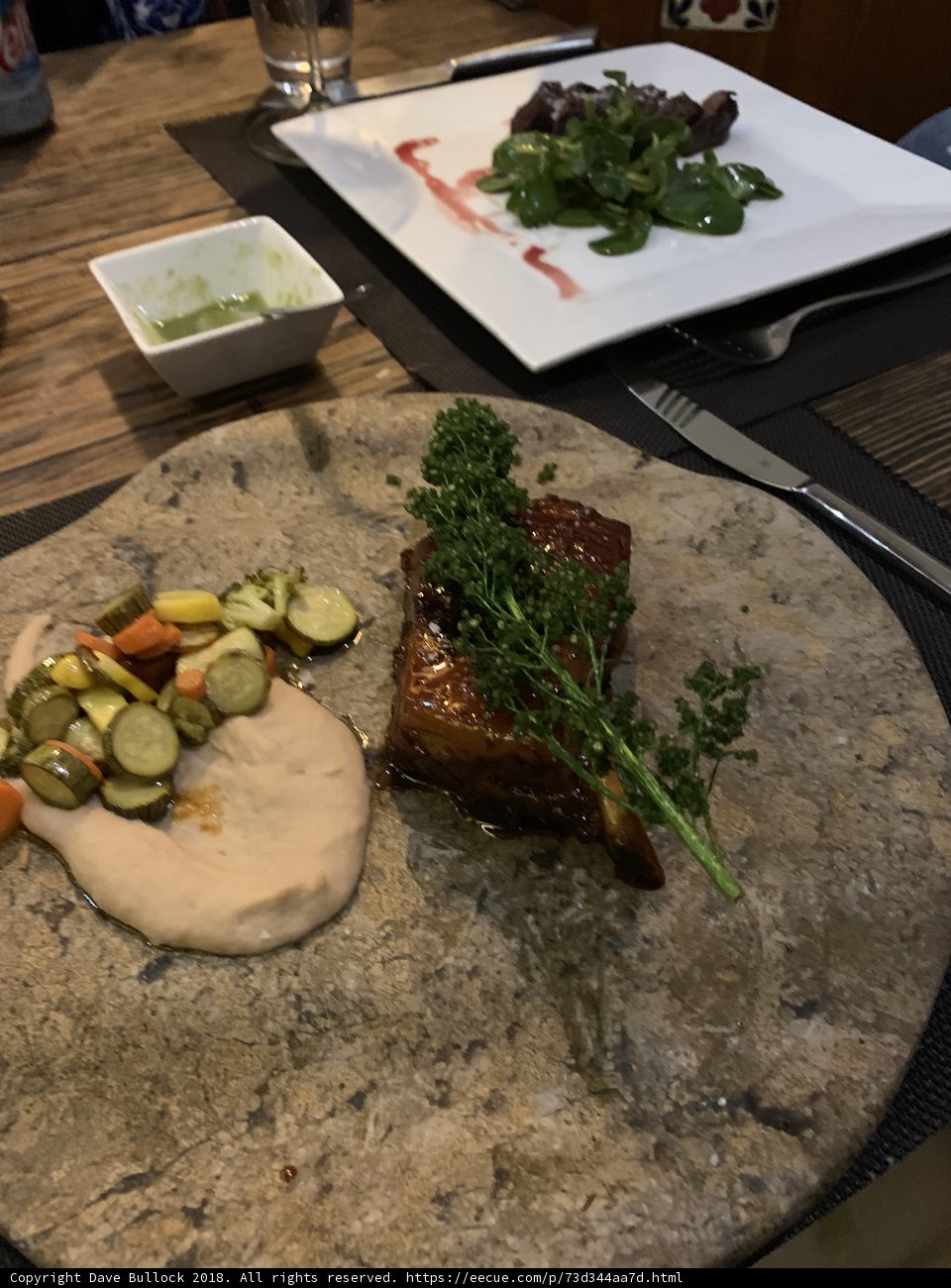 Artfully Plated Meal