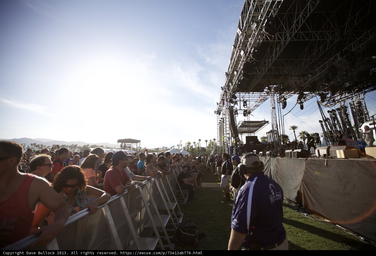 Coachella Crowd Grooving in the Sun