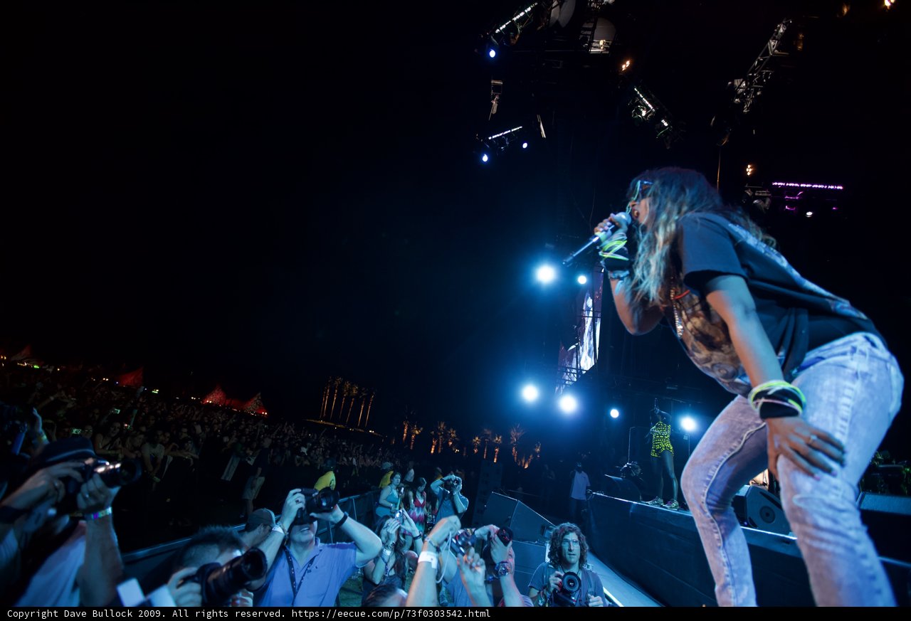 Rockin' the Stage: A Female Entertainer Takes Over Coachella