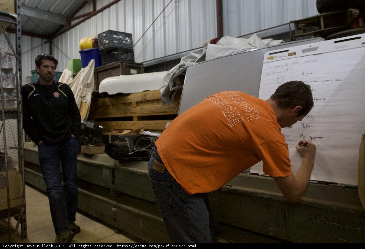 Brainstorming Session in an Industrial Warehouse