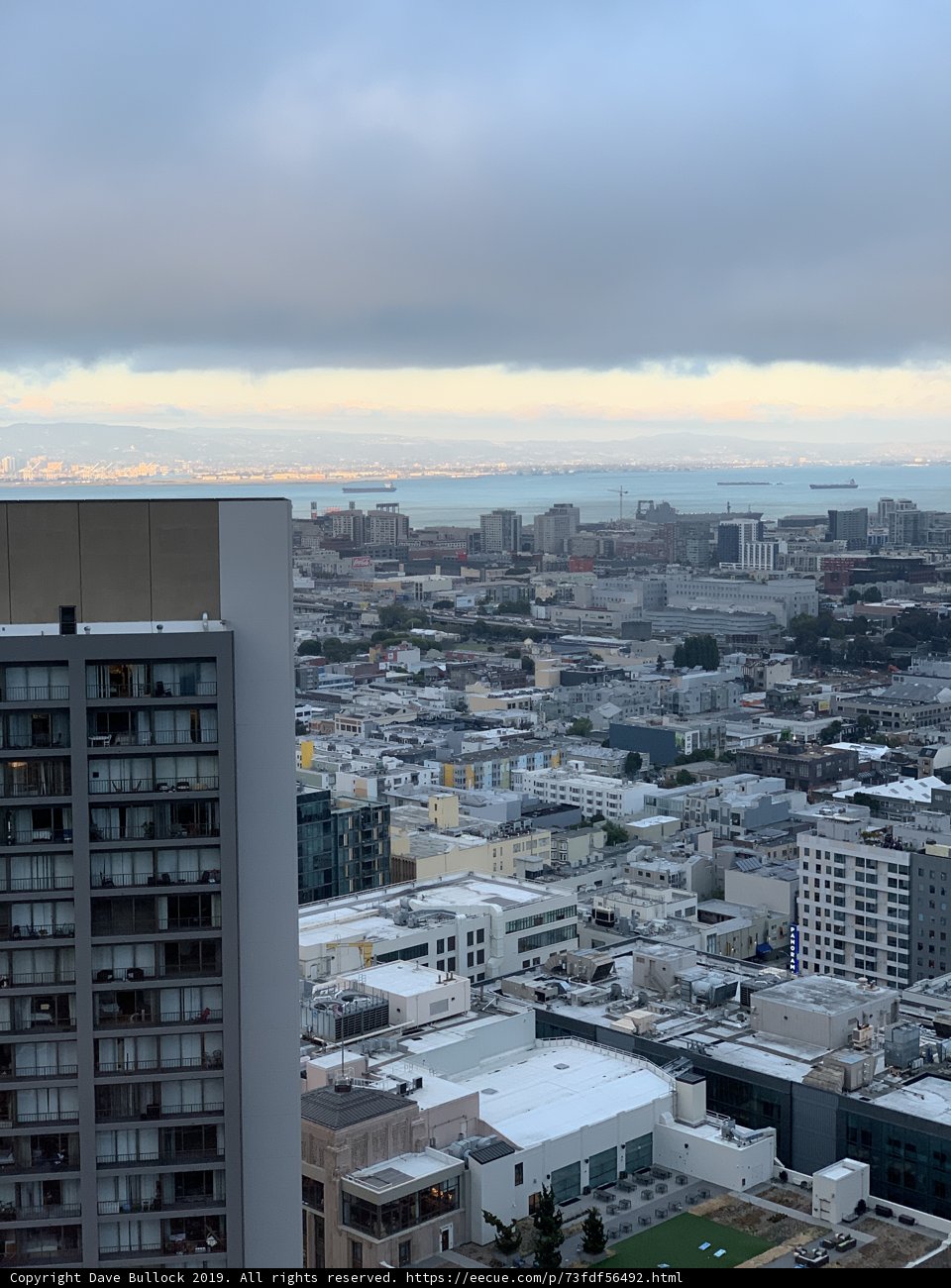 Cityscape View from High Rise Building in San Francisco