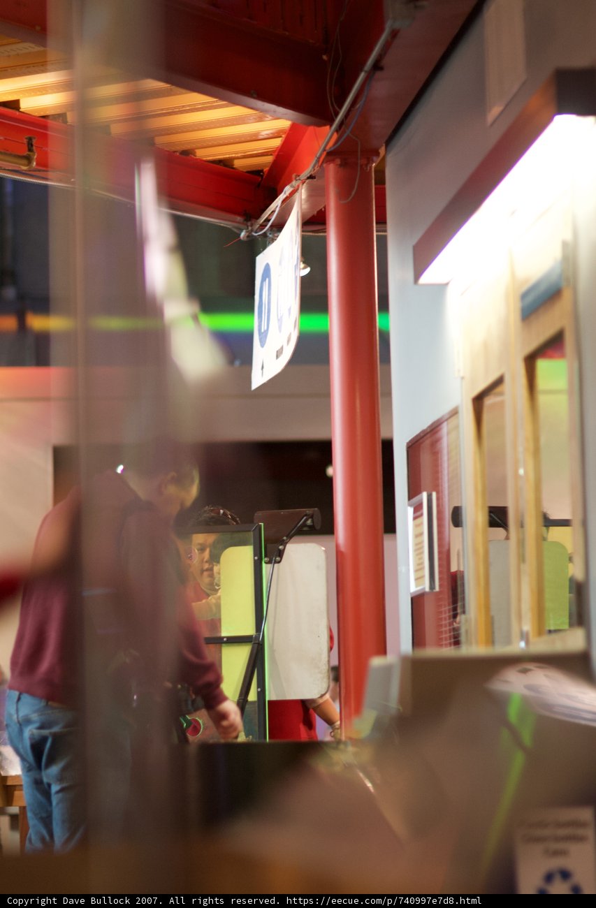 Counter-service in an Arcade Cafe