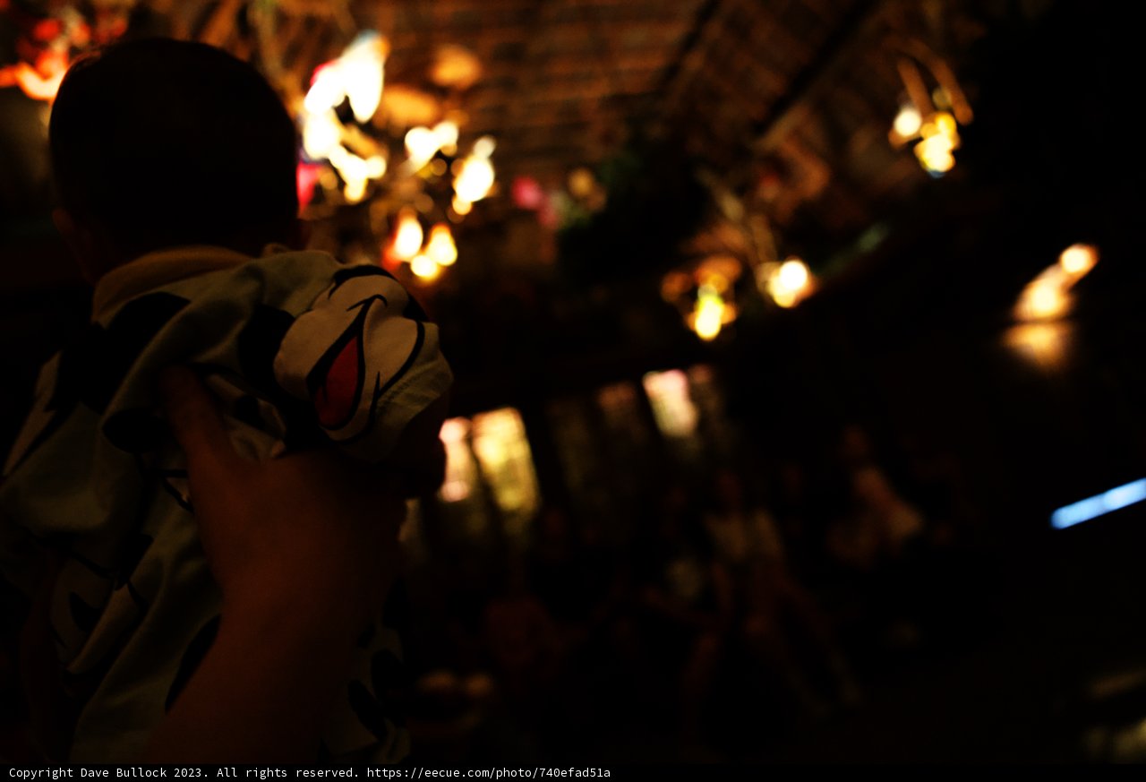 A Tender Moment Amidst the Night Lights