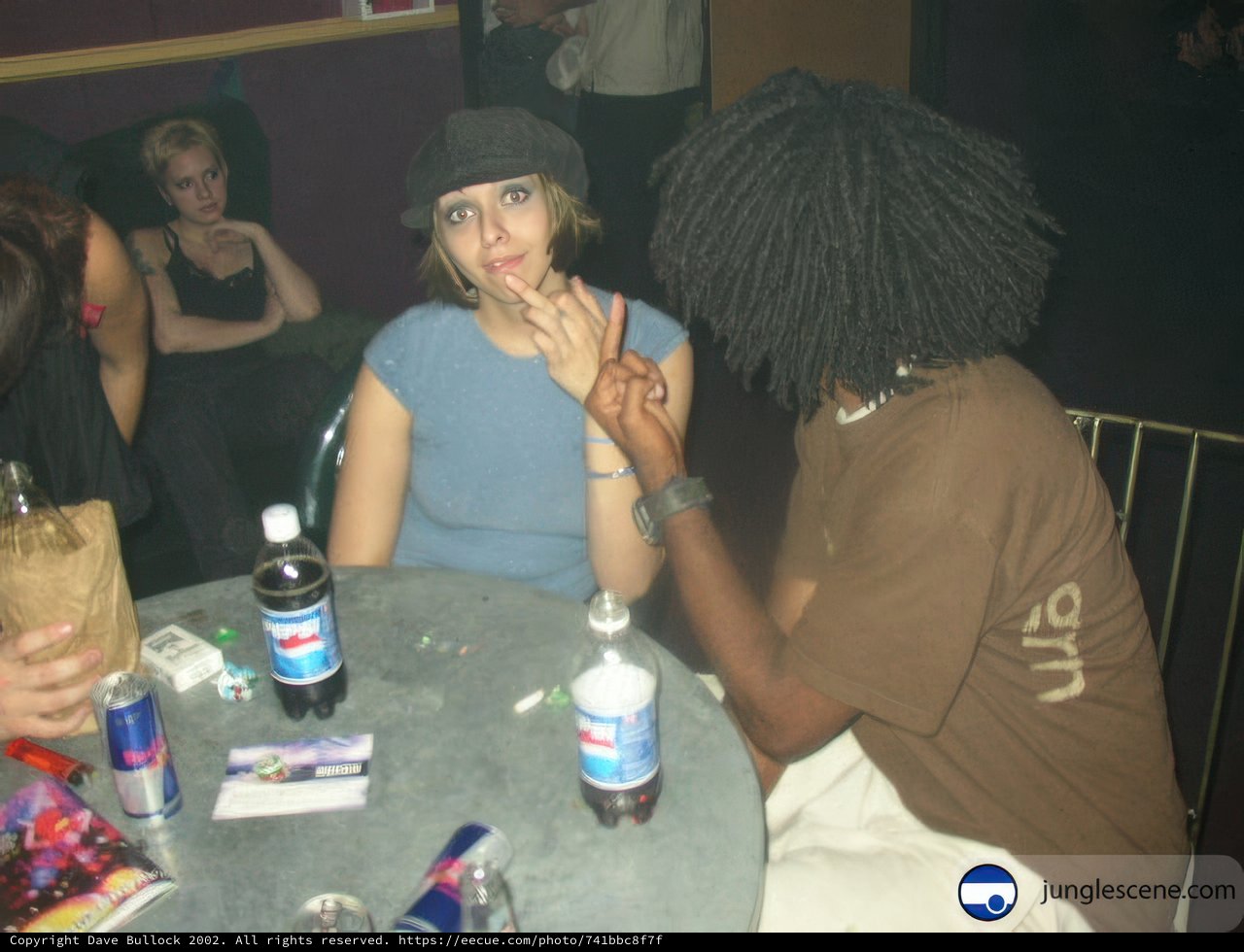 Dreadlocked Beauty at the Bar