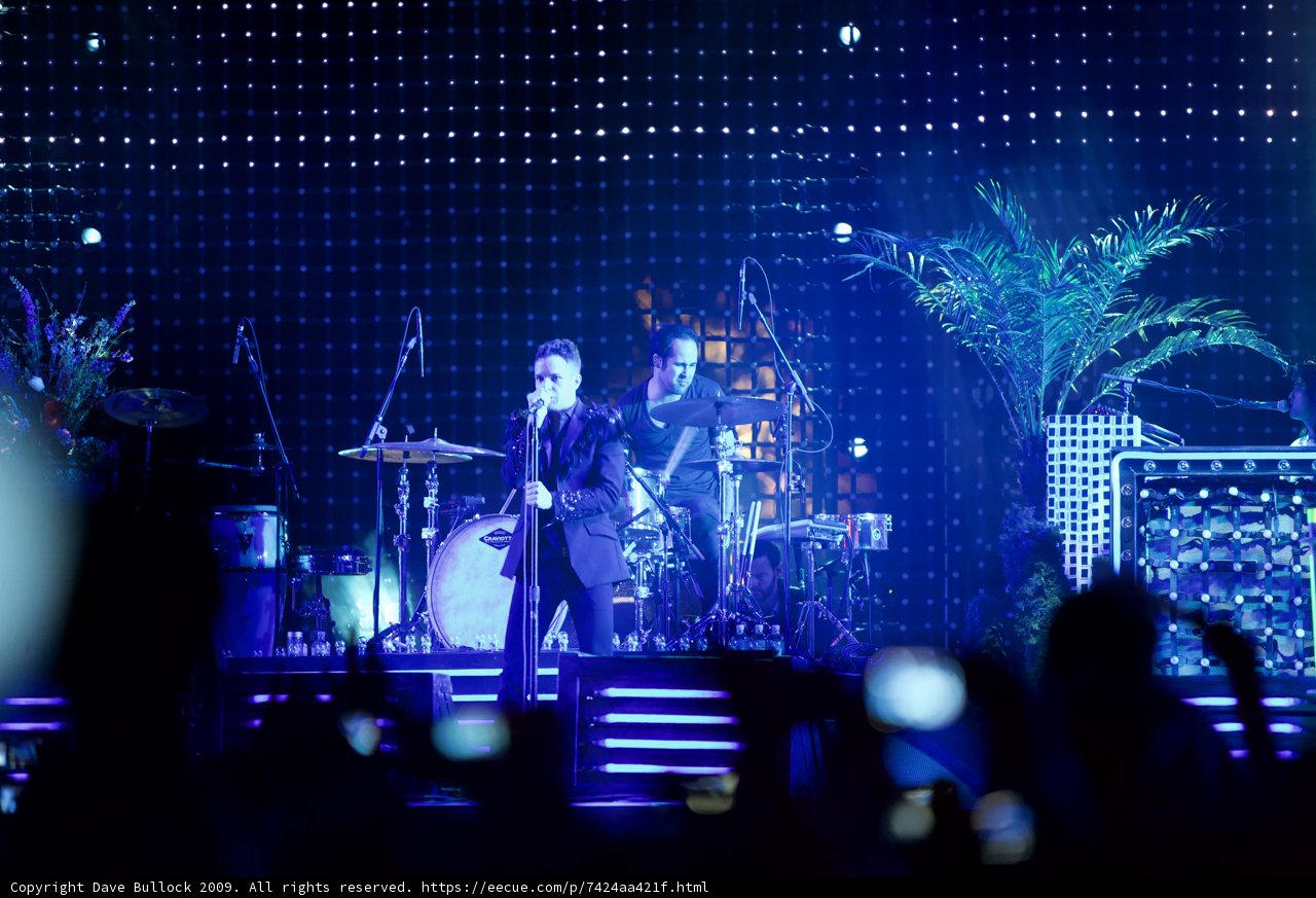 Brandon Flowers Rocks the Stage at Coachella 2009