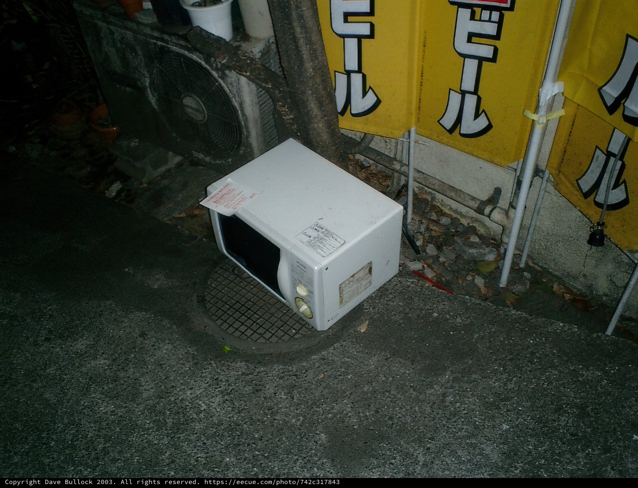 Electronic Appliance on the Ground