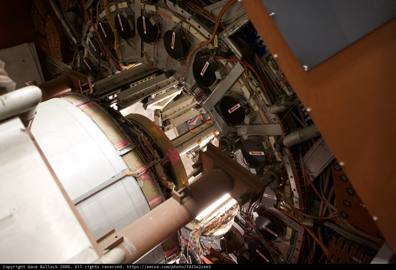 Intricate Wiring Within the Machine