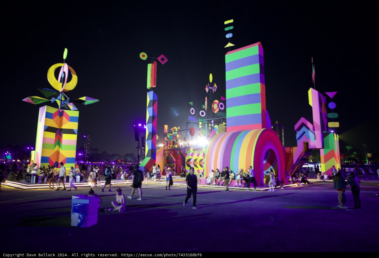 Vibrant Nights at Coachella 2024: A Celebration of Color and Community