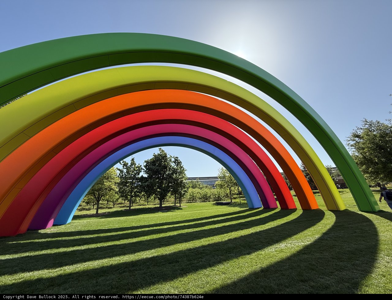 **Rainbow Archway at Apple Park**