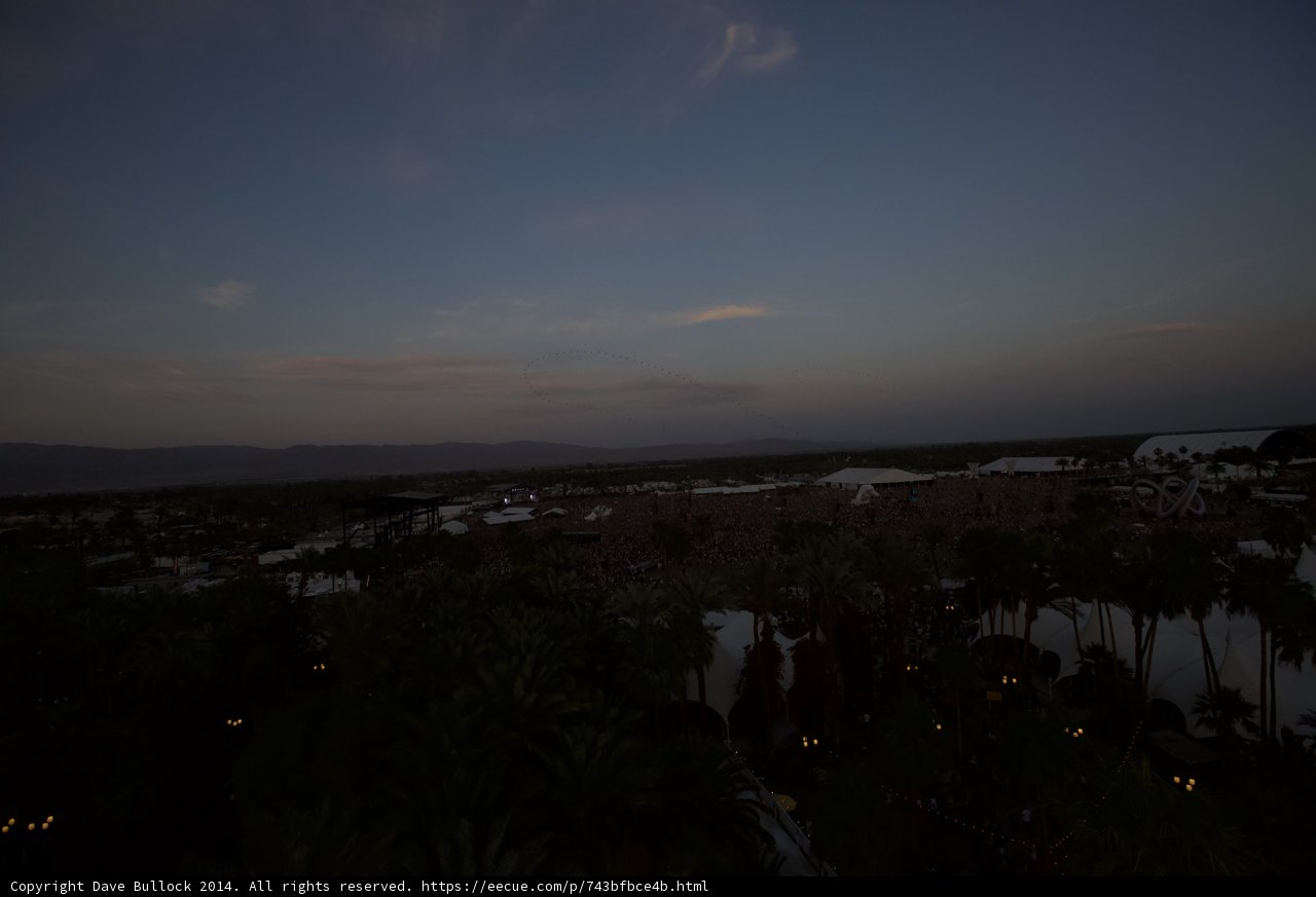 Sunset from the Top of the Hotel