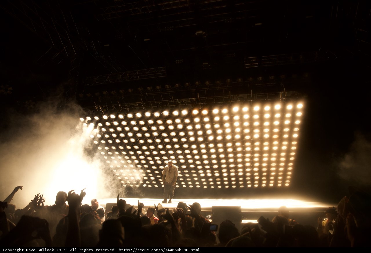 Kanye West Clear Stage View