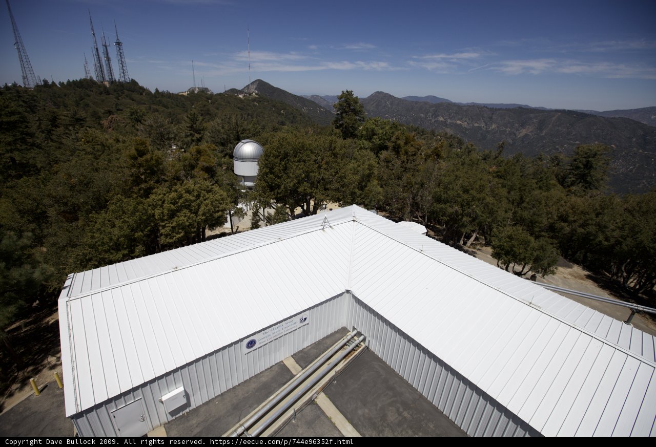 Metal Roof Building Overlooking the Countryside