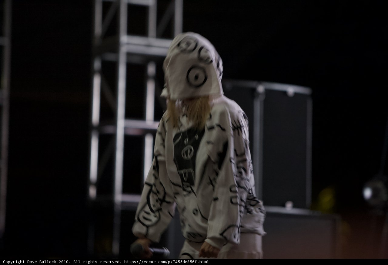 Hoodie on the Coachella Stage