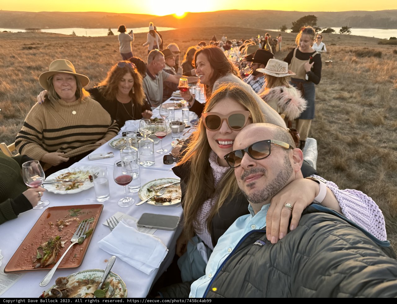 Sunset Brunch - A Moment Frozen in Time