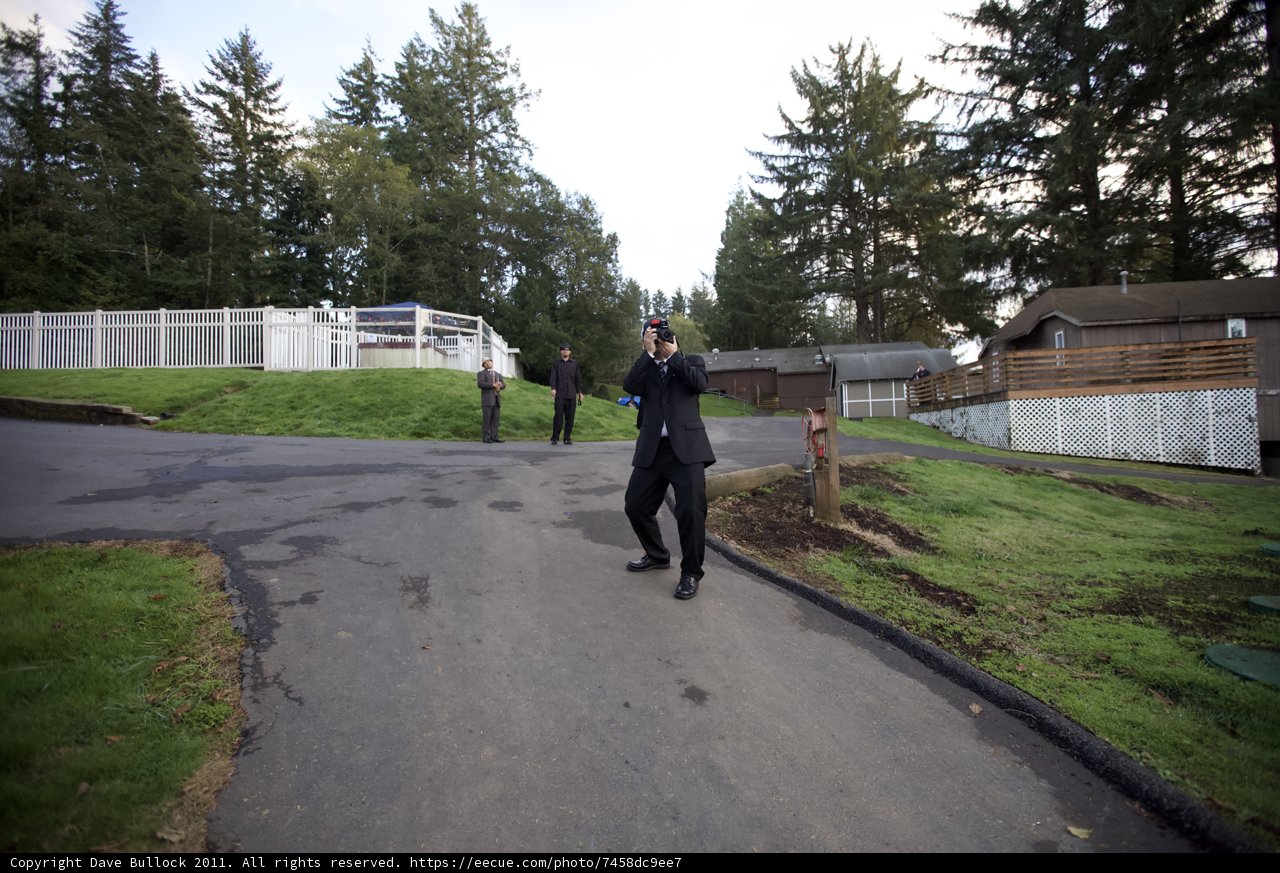 The Groom Takes a Stroll