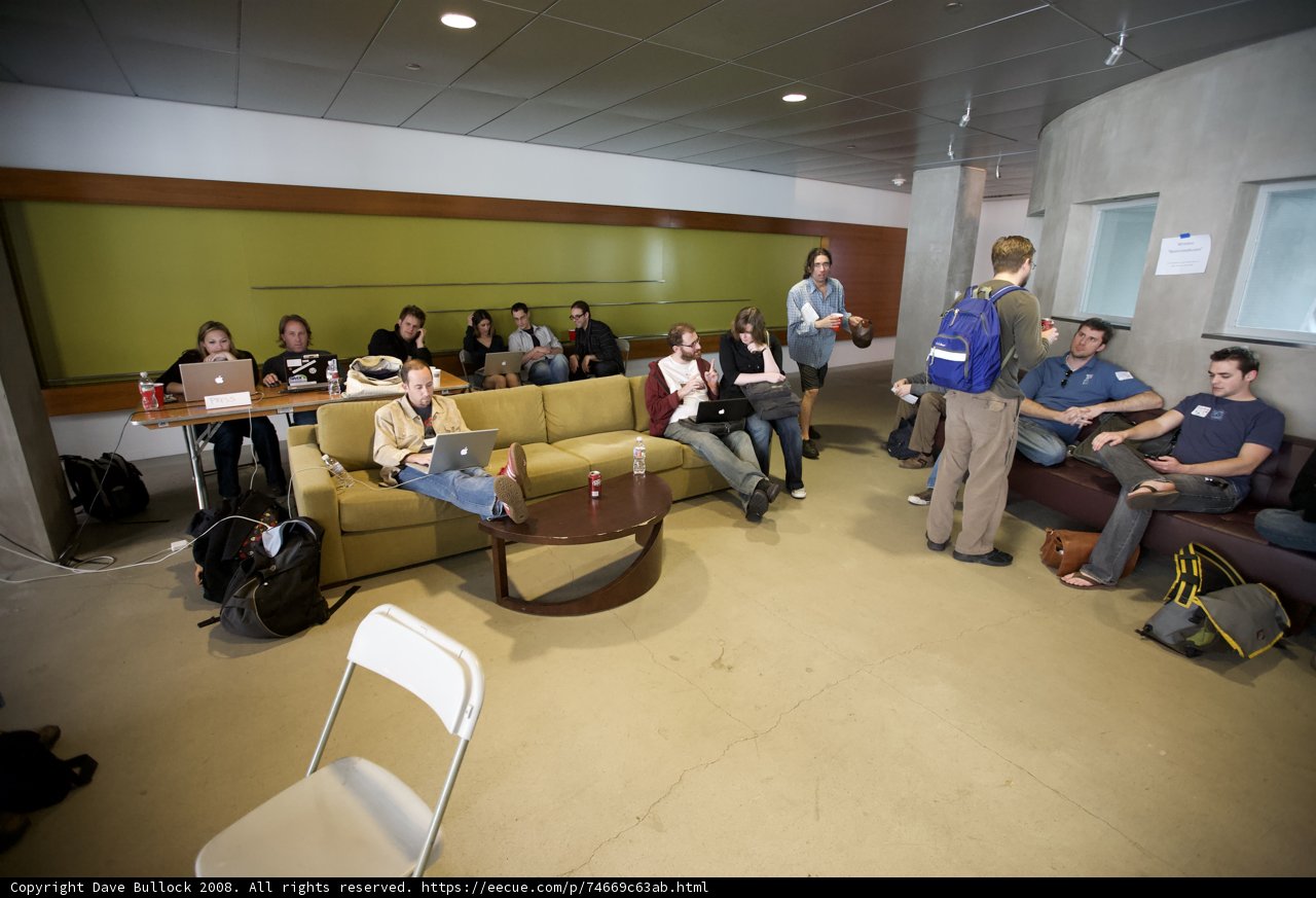 Group Gathering in a Cozy Living Room