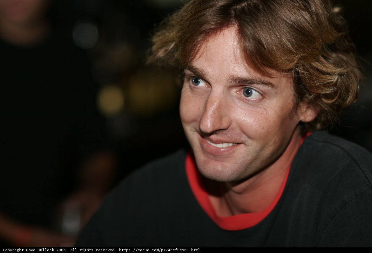 Long-haired Man with a Smile