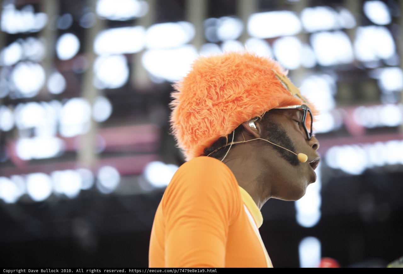 Orange Hat and Sunglasses