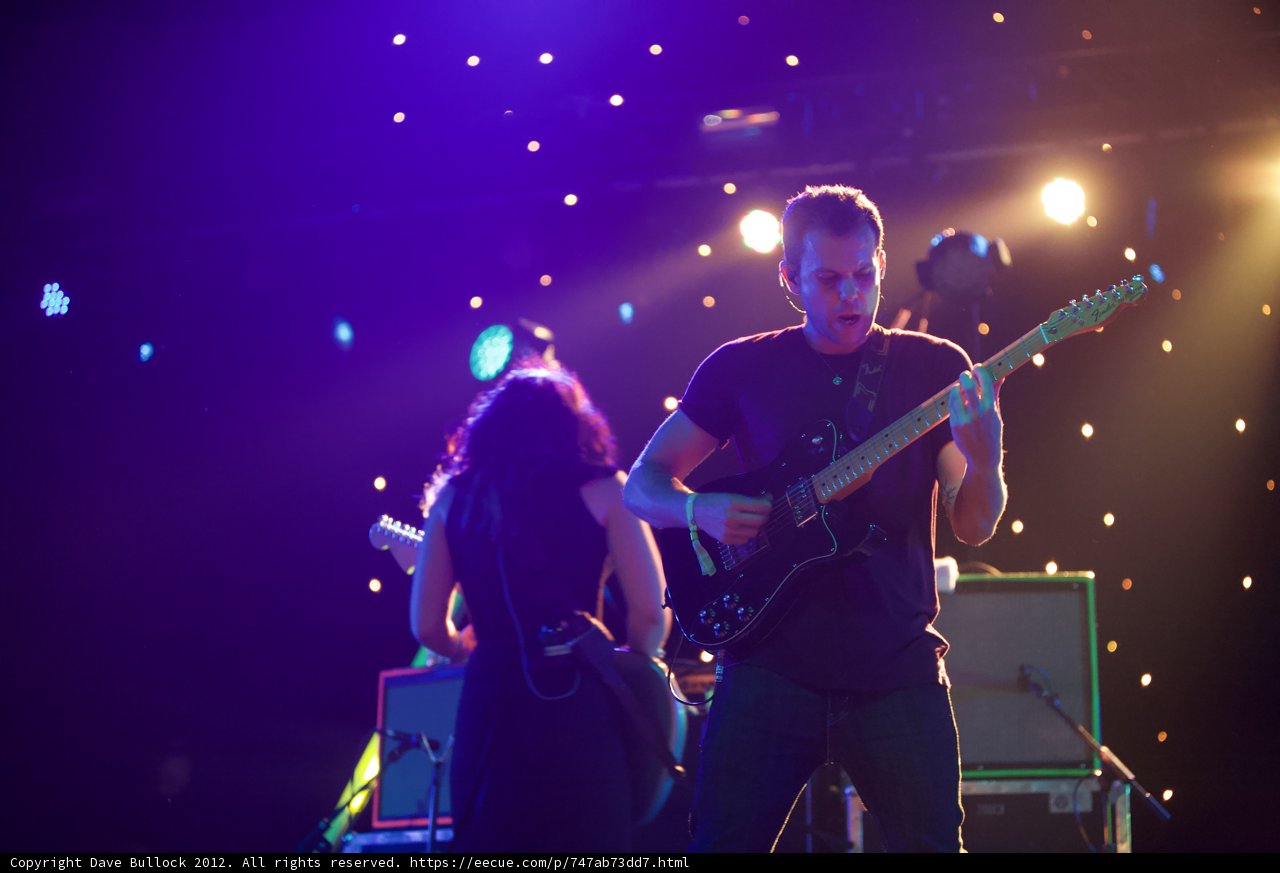 Rocking out on Stage