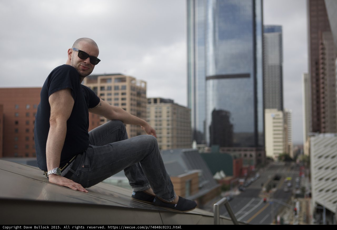 Relaxed Rooftop Portrait