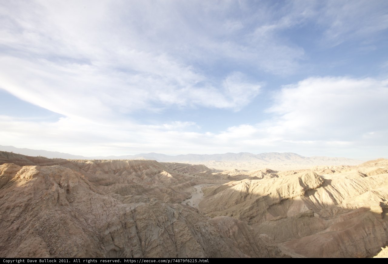 Majestic View of Anza-Borrego Desert from Above