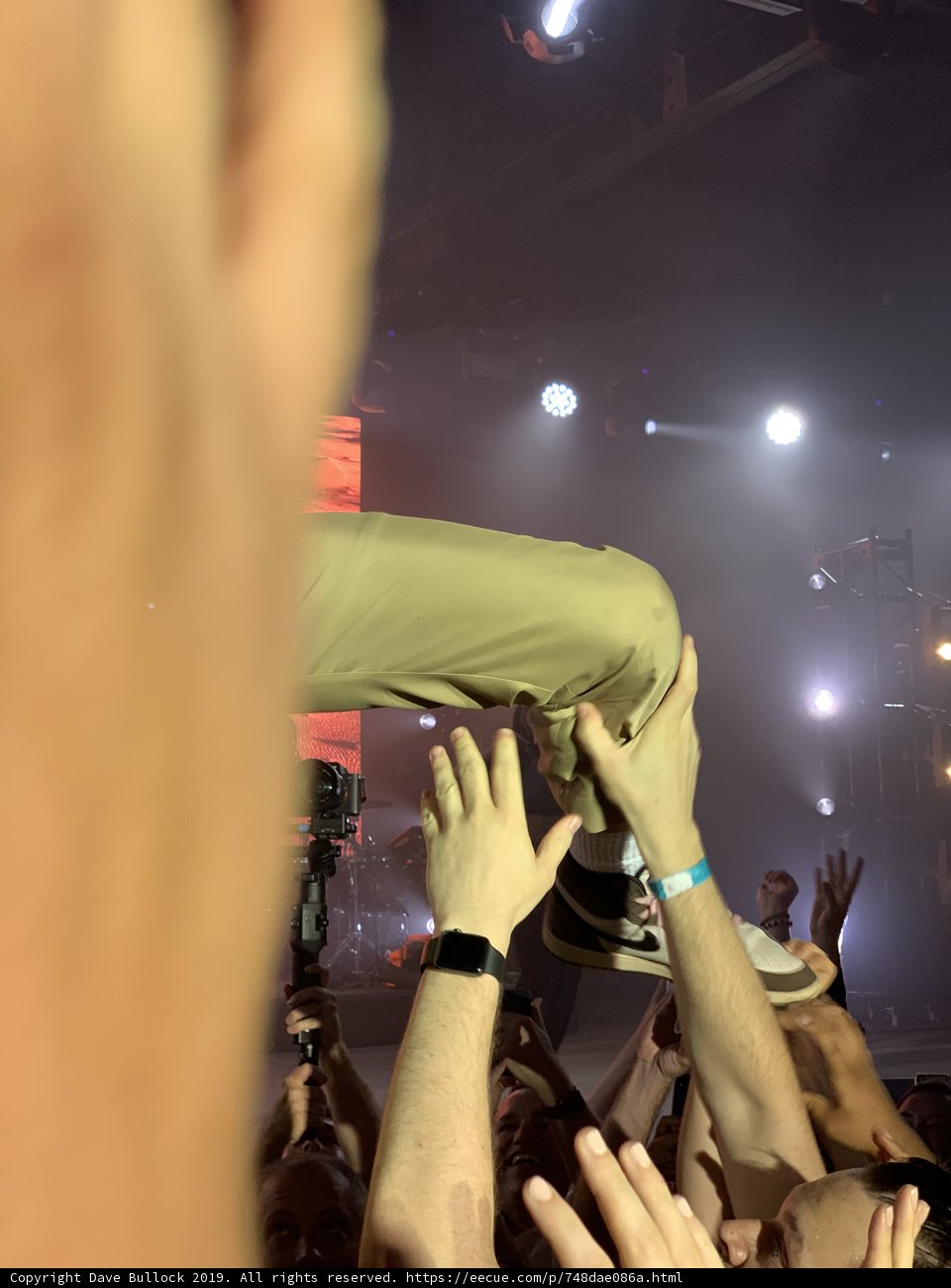 Crowd-surfing to Rock Glory