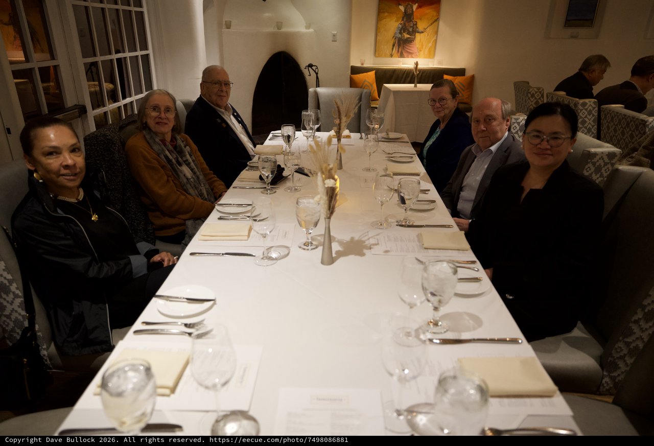 Elegant Dinner Gathering at Upscale Santa Fe Restaurant