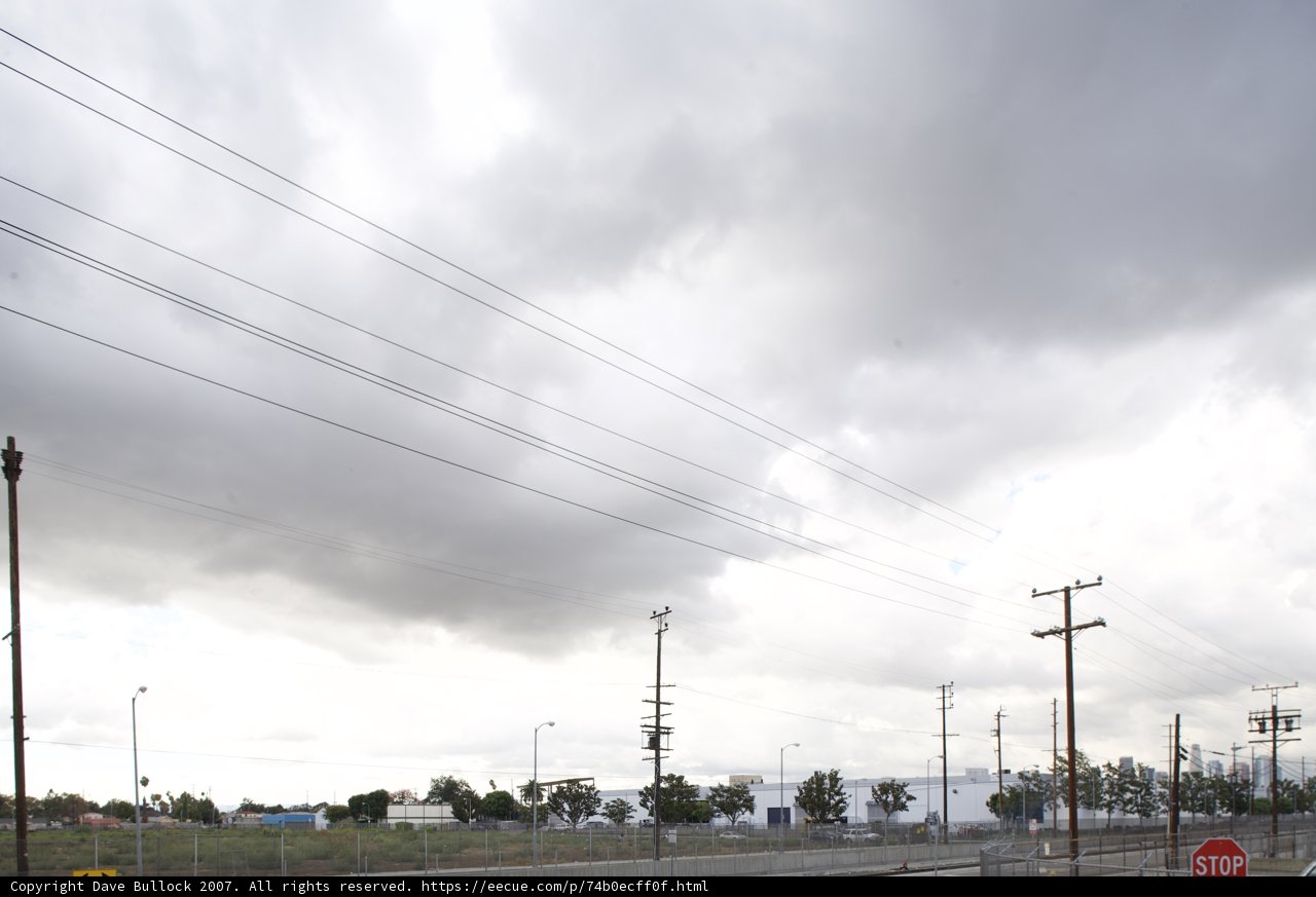 Train on Cloudy Day