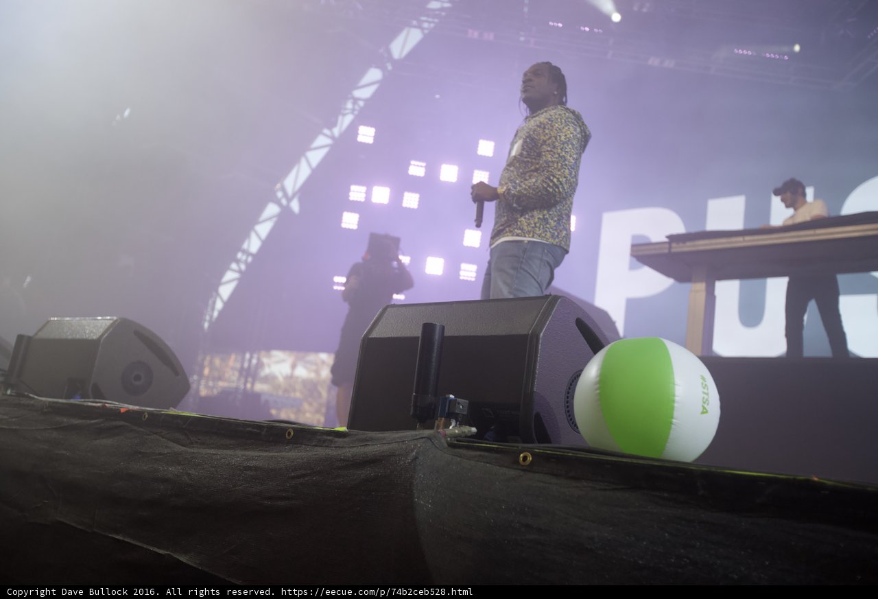 Pusha T rocks Coachella stage with green ball