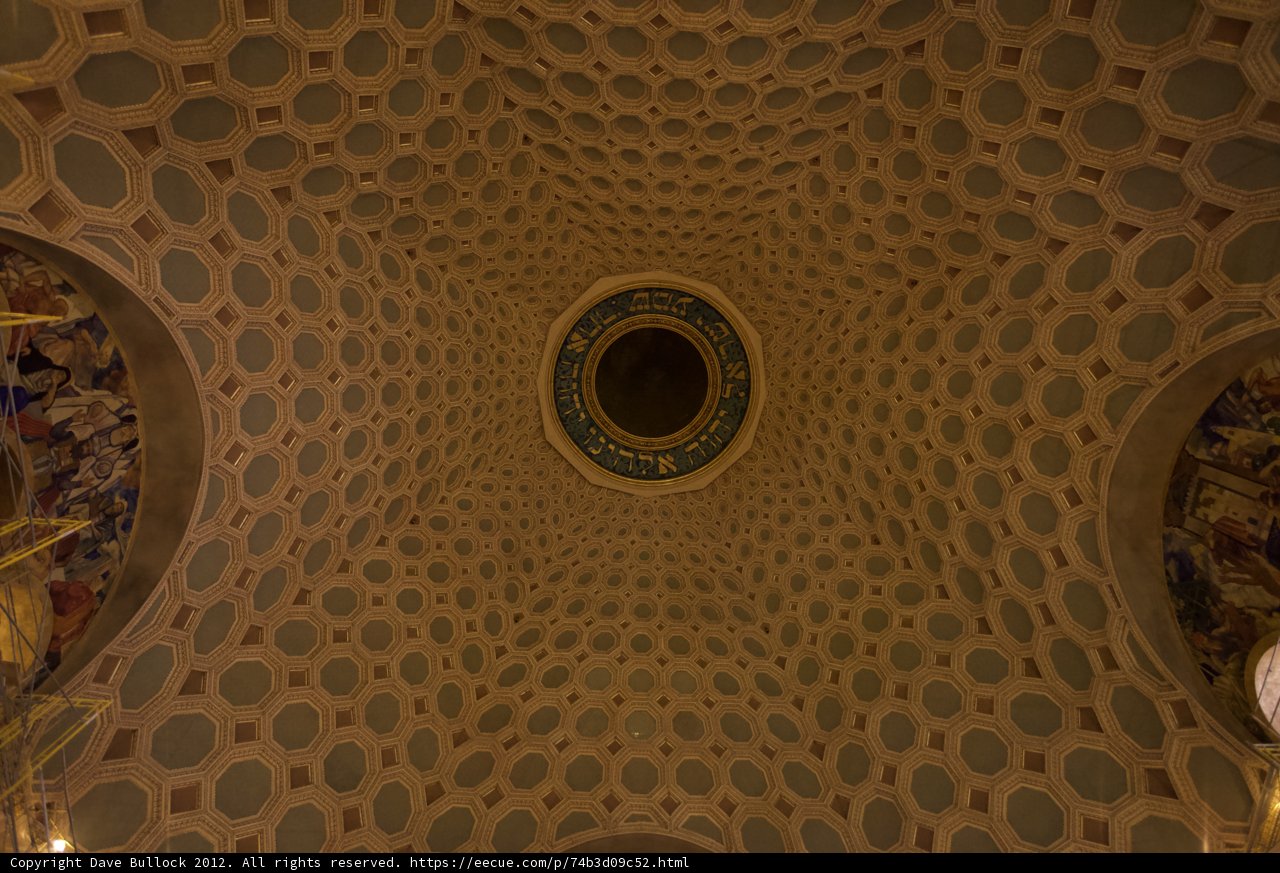 The Vaulted Ceiling of the Cathedral of the Holy Cross