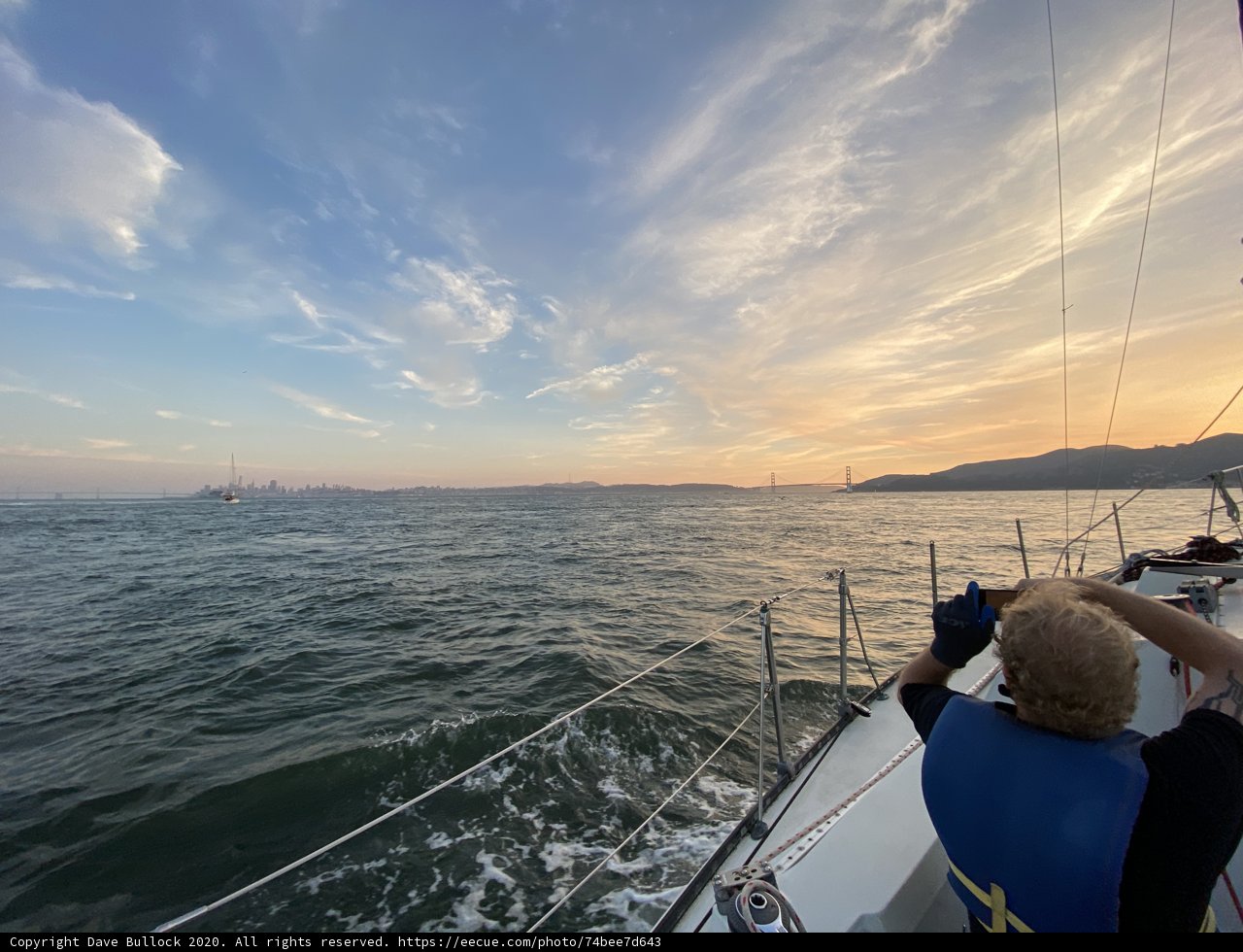 Sunset Sail on Raccoon Strait