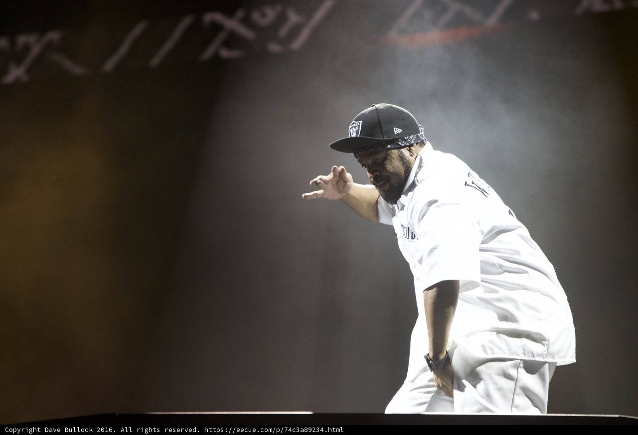 Ice Cube Takes Coachella Stage in White Shirt and Hat