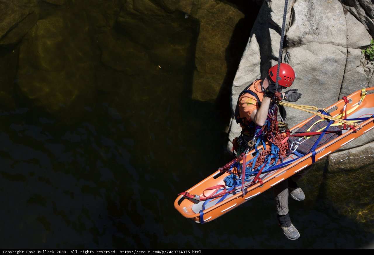 Highline Training - Daredevil suspended in air