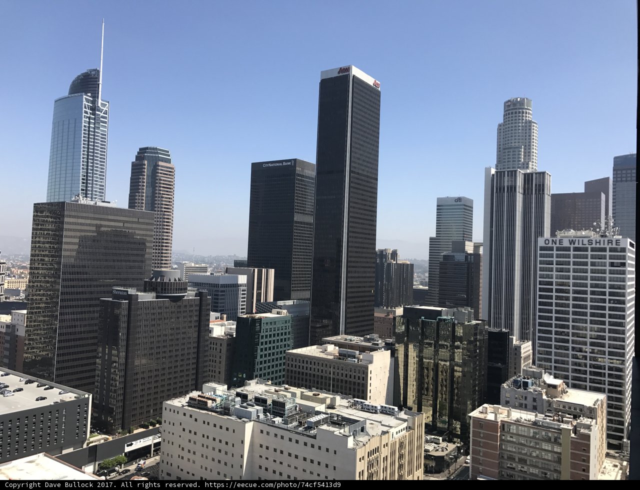 City Sights from the Los Angeles City Hall