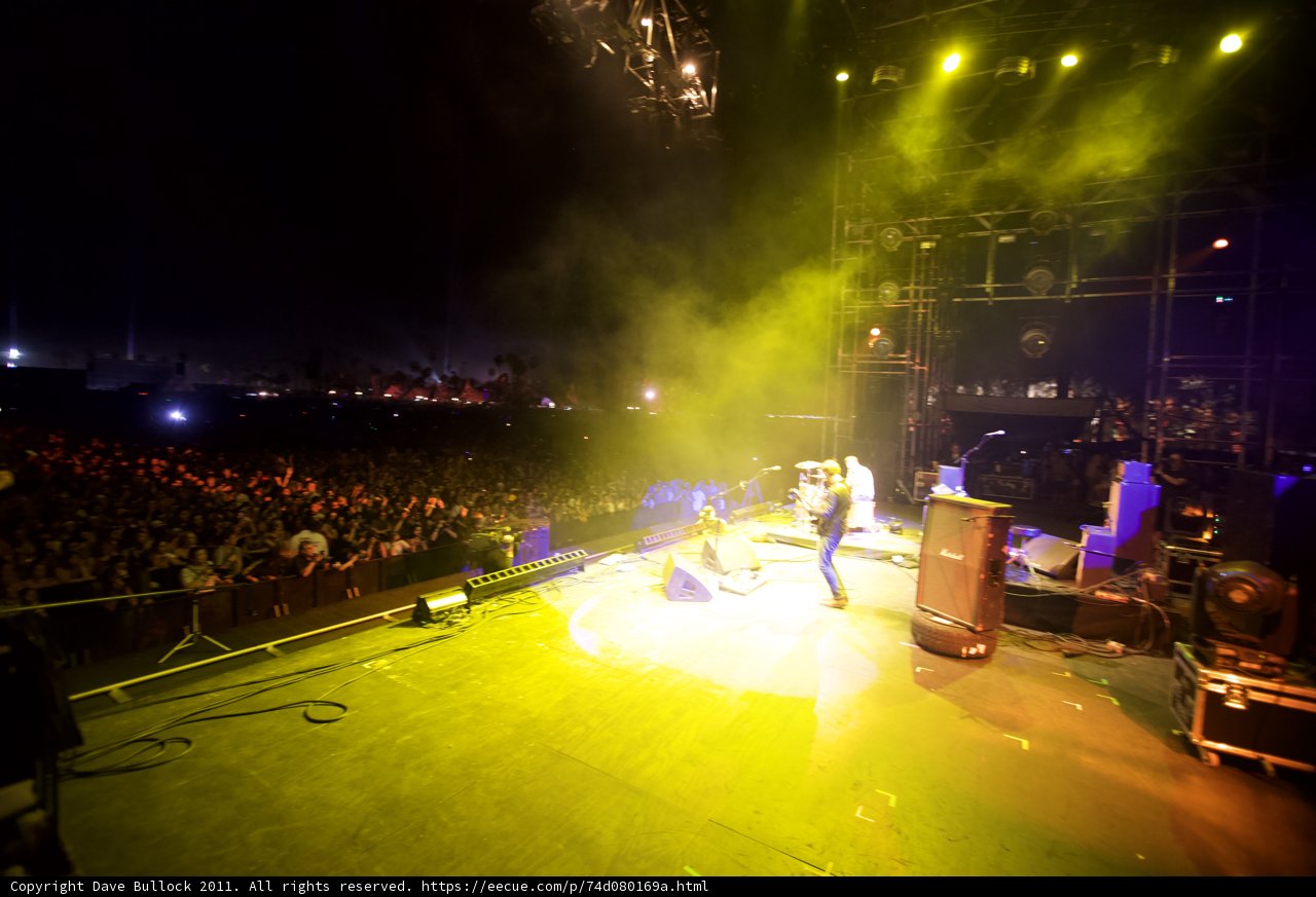 Rocking Out on Stage at Coachella 2011