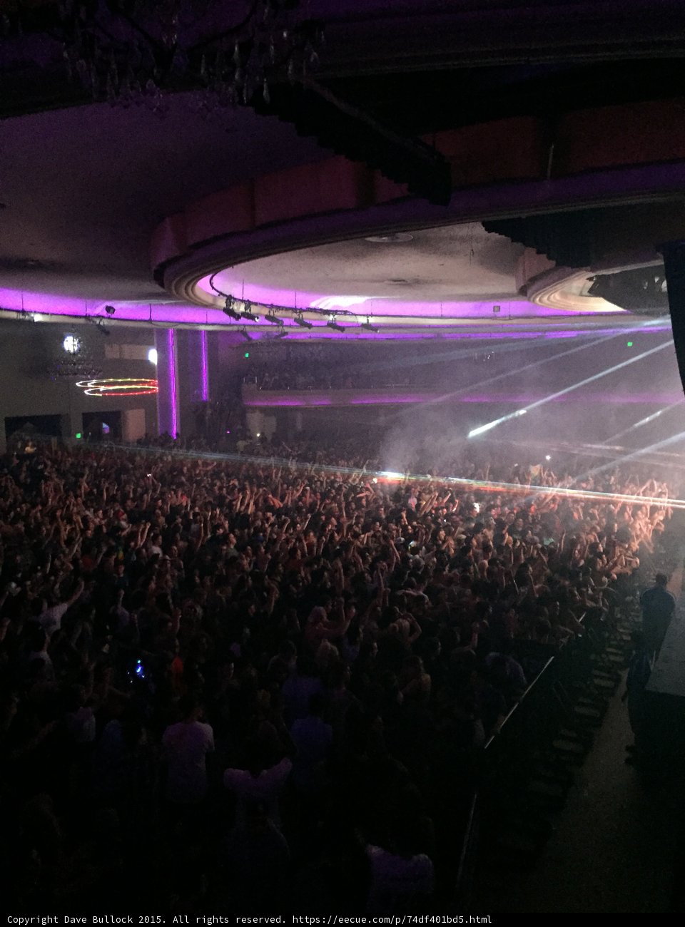 Light Beams at Hollywood Palladium Show