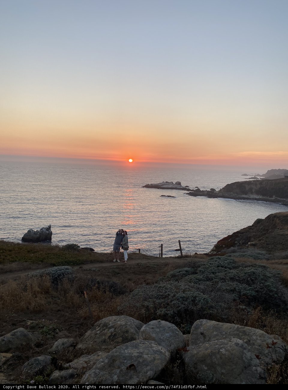 Sunset Overlooking the Pacific
