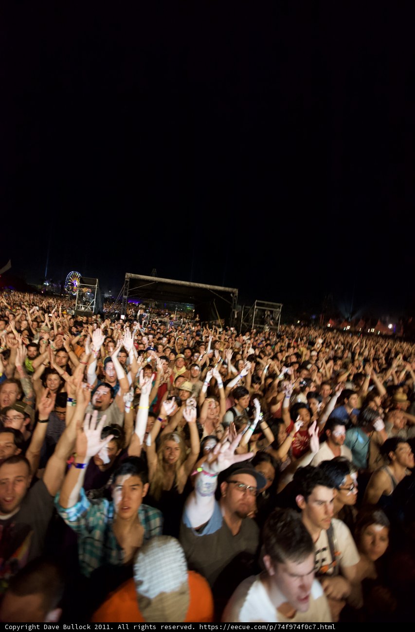 Hands Up in the Night Sky